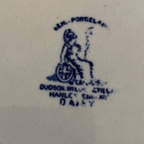 Dudson Wilcox & Till | Dining | Daisy Flo Blue Plate By Dudson Wilcox ...